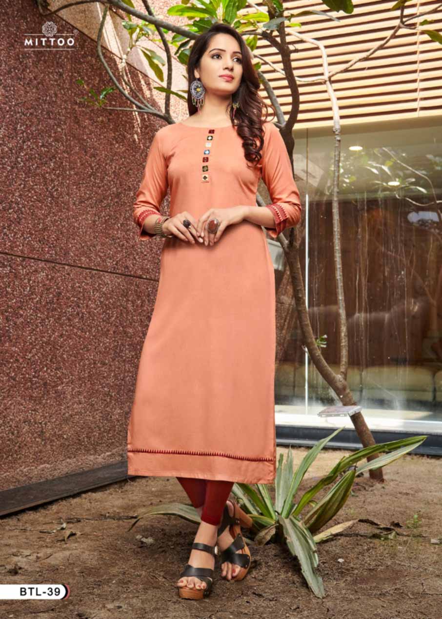 Rayon Straight Size Set Kurti Clothes Rayon Straight Size Set Kurti Clothes